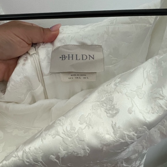 BHLDN Off-Shoulder White Wedding Dress - Picture 6 of 6